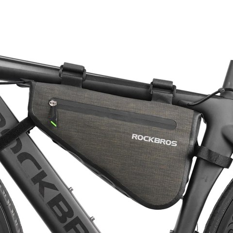 Torba rowerowa mocowane na ramę 5l AS-017 - ciemnozielona Torba rowerowa mocowane na ramę 5l AS-017 - ciemnozielona