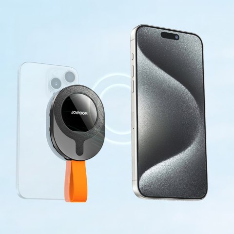 Uchwyt magnetyczny na telefon 4.7-7'' z przyssawkami na szybę lustro - czarno-pomarańczowy Uchwyt magnetyczny na telefon 4.7-7'' z przyssawkami na szybę lustro - czarno-pomarańczowy