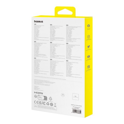 13w1 HUB adapter PortalJoy Series USB-C HDMI DP VGA USB-A PD RJ45 SD TF AUX - szary 13w1 HUB adapter PortalJoy Series USB-C HDMI DP VGA USB-A PD RJ45 SD TF AUX - szary