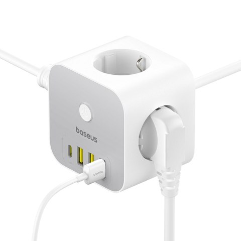 7w1 Listwa zasilająca KOSTKA PowerCombo 3x AC / 3x USB-A / 1x USB-C 20W 1.5 m - biała 7w1 Listwa zasilająca KOSTKA PowerCombo 3x AC / 3x USB-A / 1x USB-C 20W 1.5 m - biała
