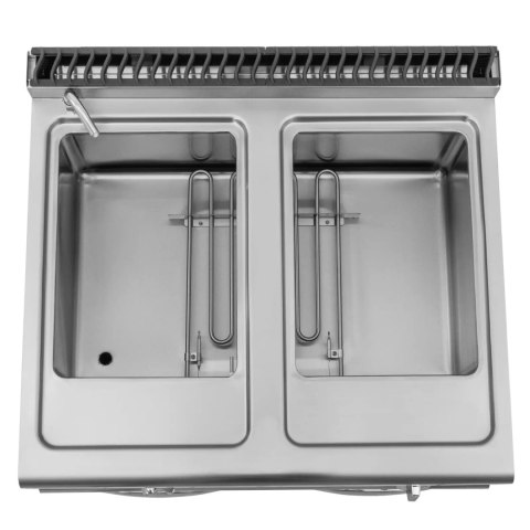 Bemar elektryczny z szafką kranem 2x GN 1/2 2x GN 1/3 6000 W Bemar elektryczny z szafką kranem 2x GN 1/2 2x GN 1/3 6000 W