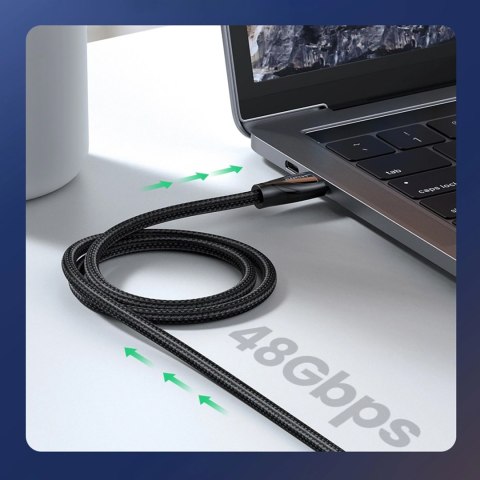 Kabel przewód audio video HDMI 2.1 8K 60Hz 4K 120Hz 1m - czarny Kabel przewód audio video HDMI 2.1 8K 60Hz 4K 120Hz 1m - czarny