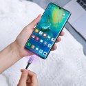 Kabel przewód w opocie USB-C - USB-C PD QC FCP 100W 5A 480Mb/s 1.5m - szary