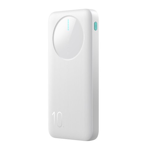 Powerbank JR-PBF12 10000mAh 2.4A 2x USB-A 1x USB-C - biały Powerbank JR-PBF12 10000mAh 2.4A 2x USB-A 1x USB-C - biały