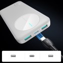Powerbank JR-PBF12 10000mAh 2.4A 2x USB-A 1x USB-C - biały
