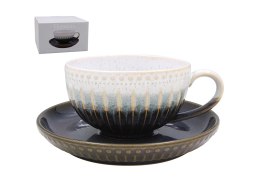 Filiżanka ze spodkiem - Reactive Glaze
