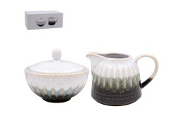 Kpl. Cukiernica i mlecznik - Reactive Glaze