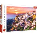 Puzzle - 1000 - Zachód słońca nad Santorini - 500 px - Trefl 10435