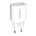 Ładowarka sieciowa 20W USB-C 100-240V biała