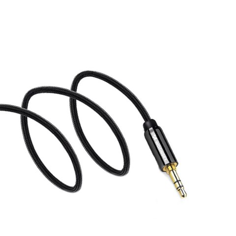 Uniwersalny kabel przewód mini jack AUX 2m czarny Uniwersalny kabel przewód mini jack AUX 2m czarny