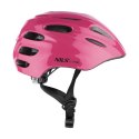 MTW01 LED różowy ROZM. S (44-50 cm) KASK NILS EXTREME