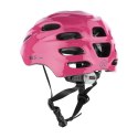 MTW01 LED różowy ROZM. S (44-50 cm) KASK NILS EXTREME