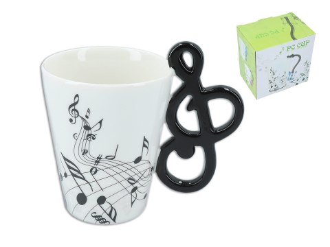 Kubek muzyczny - klucz wiolinowy Kubek muzyczny - klucz wiolinowy