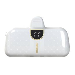 Powerbank mini 5000mAh mini 2x USB-C - biały