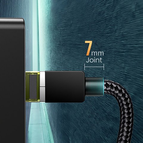 Kabel przewód Ethernet sieciowy RJ45 Cat 7 10Gbps 10m - czarny