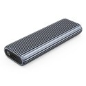 Kieszeń obudowa na dysk AM2C3-G2 M.2 NVME USB-C - szara