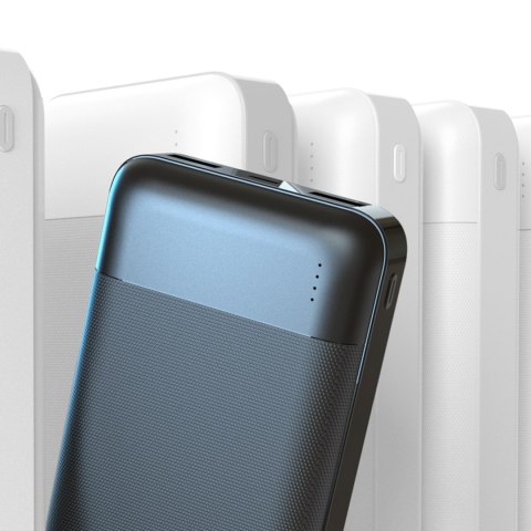 Powerbank K18-1W 10000mAh USB-A / USB-C / Micro USB - czarny Powerbank K18-1W 10000mAh USB-A / USB-C / Micro USB - czarny