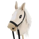 Konik na kiju z kantarem - Hobby Horse Skippi - Almond - A3 - prezent