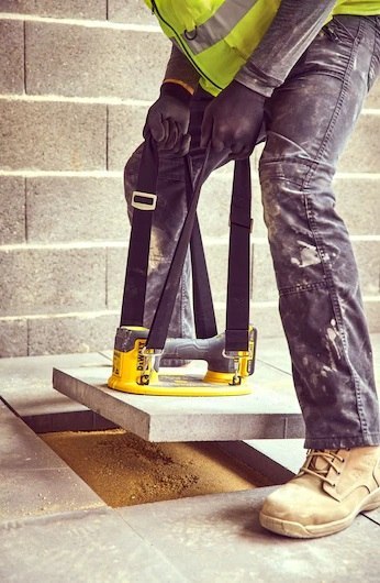 PODNOŚNIK PRÓŻNIOWY/PRZYSSAWKA GRABO 18V XR 0*AH