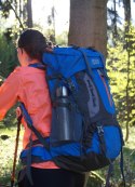 Plecak Turystyczny do Wędrówek Damski Męski Niebieski Pojemny KUBISPORT 60L