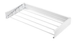 Suszarka na pranie Ścienna Składana METALOWA 80cm Wisząca Rozkładana mocna
