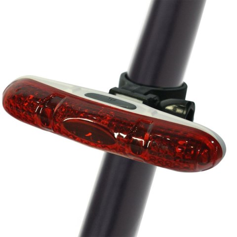 LAMPKA ROWEROWA NA TYŁ 5 LED DUNLOP LAMPKA ROWEROWA NA TYŁ 5 LED DUNLOP