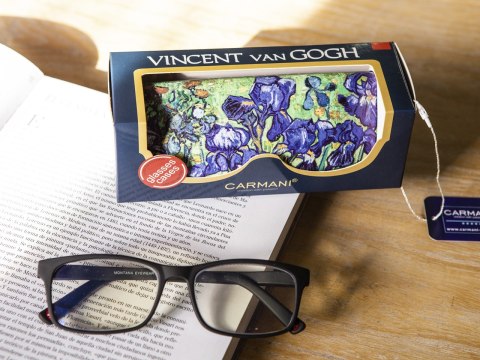 Etui na okulary - V. van Gogh, Irysy (CARMANI) Etui na okulary - V. van Gogh, Irysy (CARMANI)