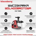 SOKOWIRÓWKA WYCISKARKA WOLNOOBROTOWA KLAUSBERG KB-7865