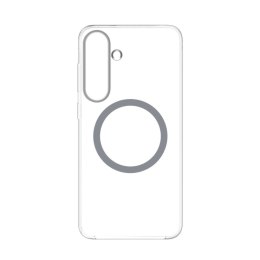 Etui silikonowe plecki Samsung Clear Magnet Case z ringiem magnetycznym do Samsung Galaxy S25 - przezroczyste