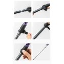 Kijki trekkingowe nordic walking aluminiowe 110 - 130 cm - fioletowe