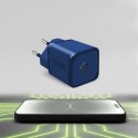 Ładowarka sieciowa GaN z Power Delivery 20W - niebieska