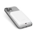 Powerbank 5000 mAh USB-C kompatybilny z MagSafe - biały