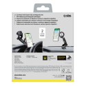 Uchwyt samochodowy do smartfona MagSafe na deskę rozdzielczą szybę - czarny
