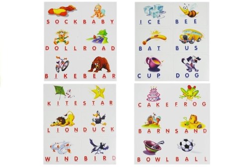 Gra do nauki angielskiego Dopasuj Literki 30 kart Gra do nauki angielskiego Dopasuj Literki 30 kart