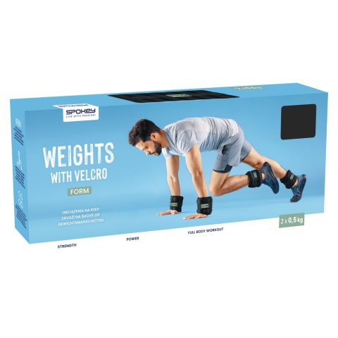OBCIĄŻENIA NA RZEP NEOPRENOWE 0,5 KG SPOKEY FORM OBCIĄŻENIA NA RZEP NEOPRENOWE 0,5 KG SPOKEY FORM