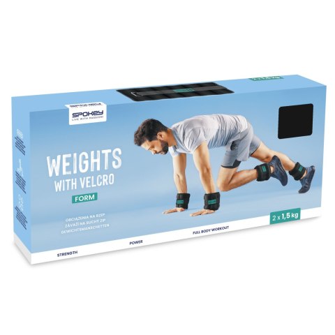 OBCIĄŻENIA NA RZEP NEOPRENOWE 1,5 KG SPOKEY FORM OBCIĄŻENIA NA RZEP NEOPRENOWE 1,5 KG SPOKEY FORM