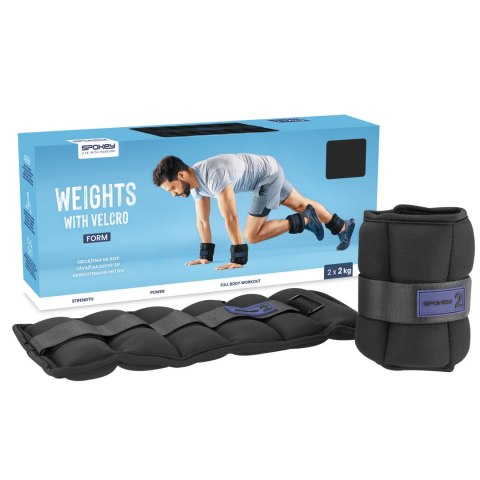 OBCIĄŻENIA NA RZEP NEOPRENOWE 2 KG SPOKEY FORM OBCIĄŻENIA NA RZEP NEOPRENOWE 2 KG SPOKEY FORM