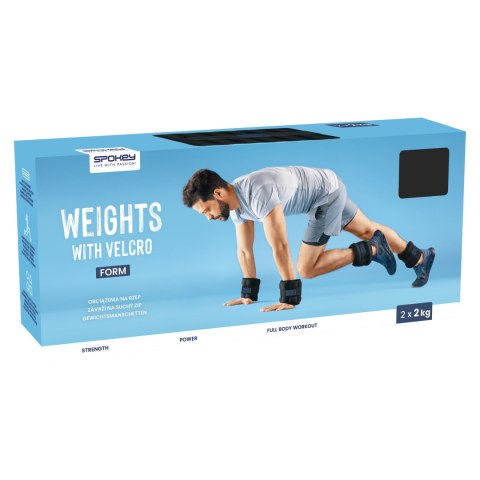 OBCIĄŻENIA NA RZEP NEOPRENOWE 2 KG SPOKEY FORM OBCIĄŻENIA NA RZEP NEOPRENOWE 2 KG SPOKEY FORM