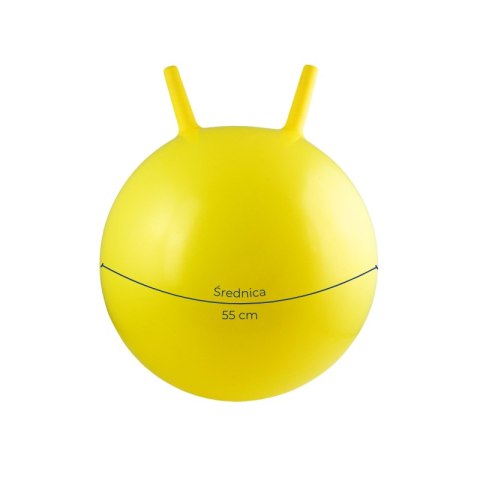 Piłka skacząca z uchwytami 55 cm różne kolory - Legend Sport Piłka skacząca z uchwytami 55 cm różne kolory - Legend Sport