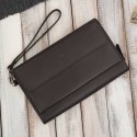 Saszetka męska skórzana do ręki elegancka brązowa Paolo Peruzzi AL-26-BR