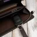 Saszetka męska skórzana do ręki elegancka brązowa Paolo Peruzzi AL-26-BR