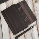 Saszetka męska skórzana do ręki elegancka brązowa Paolo Peruzzi AL-26-BR