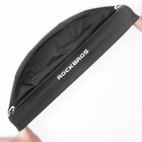 Czapka rowerowa kolarska z wycięciami na okulary - czarna Czapka rowerowa kolarska z wycięciami na okulary - czarna