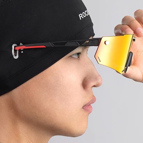 Czapka rowerowa kolarska z wycięciami na okulary - czarna Czapka rowerowa kolarska z wycięciami na okulary - czarna