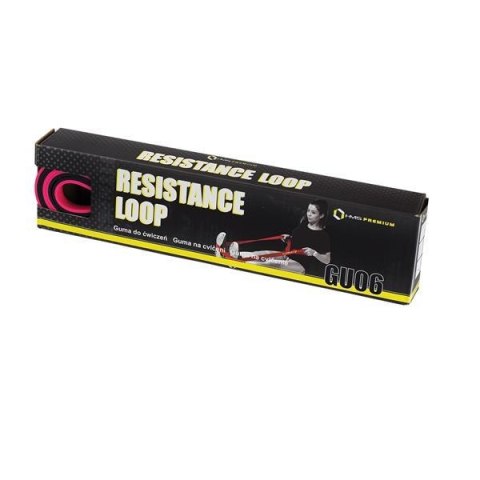 GU06 RÓŻOWO-CZARNA 13 x 5 x 2250 MM GUMA DO ĆWICZEŃ HMS GU06 RÓŻOWO-CZARNA 13 x 5 x 2250 MM GUMA DO ĆWICZEŃ HMS