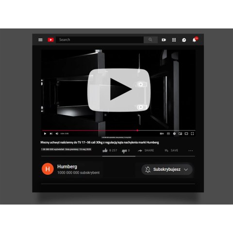 Uchwyt do telewizora 17-56 cali Humberg 30 kg