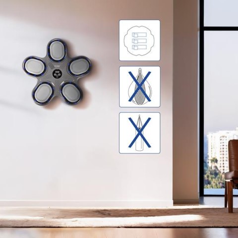 TB11 ELEKTRONICZNA TARCZA BOKSERSKA BLUETOOTH Z MUZYKĄ I RĘKAWICAMI HMS TB11 ELEKTRONICZNA TARCZA BOKSERSKA BLUETOOTH Z MUZYKĄ I RĘKAWICAMI HMS