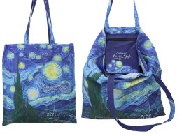 Torba na ramię, składana - V. van Gogh, Gwiaździsta Noc (CARMANI)