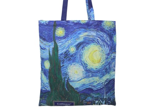 Torba na ramię, składana - V. van Gogh, Gwiaździsta Noc (CARMANI) Torba na ramię, składana - V. van Gogh, Gwiaździsta Noc (CARMANI)