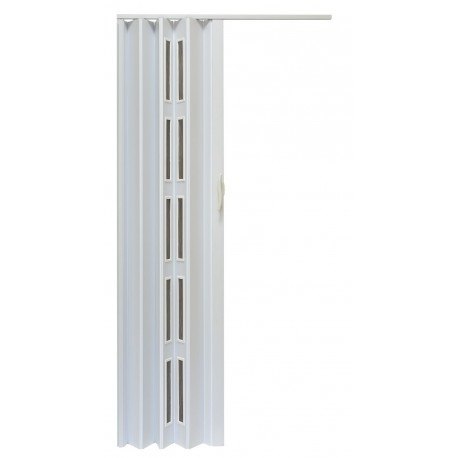 Drzwi harmonijkowe 005S BIAŁY MAT - 80 cm Drzwi harmonijkowe 005S BIAŁY MAT - 80 cm